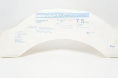 Mallinckrodt 86451 Intermediate Hi-Lo Tracheal Tube Cuffed 7.5mm ID